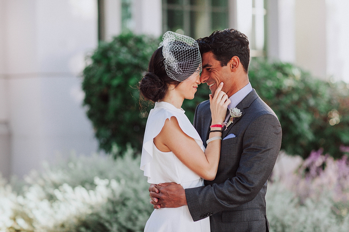 Beverly Hills Courthouse Elopement First Look