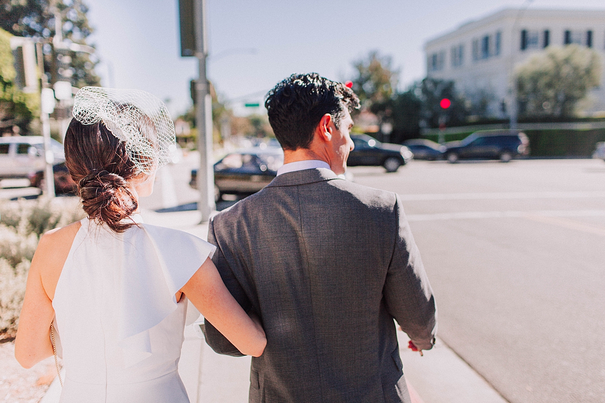 Beverly Hills Courthouse Elopement Photojournalistic Wedding Photography