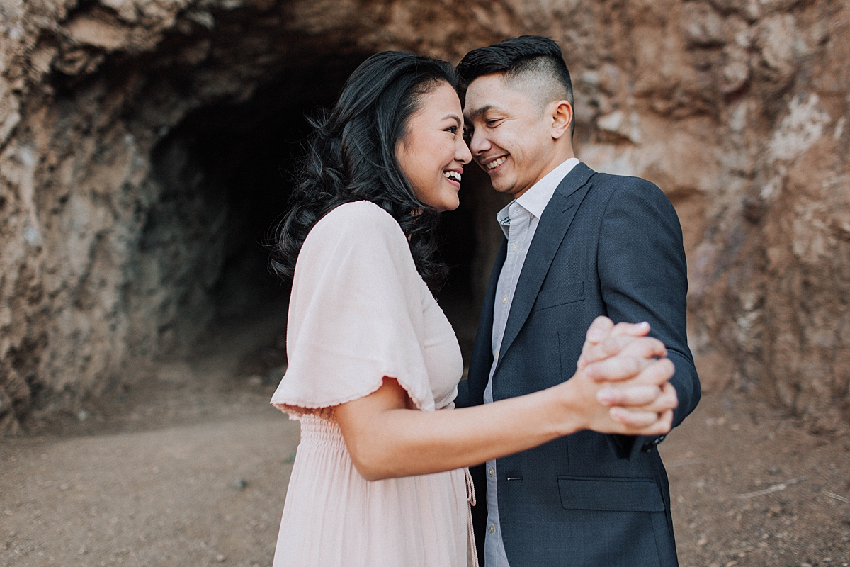 Los Angeles Outdoor Engagement Photos in the Mountains