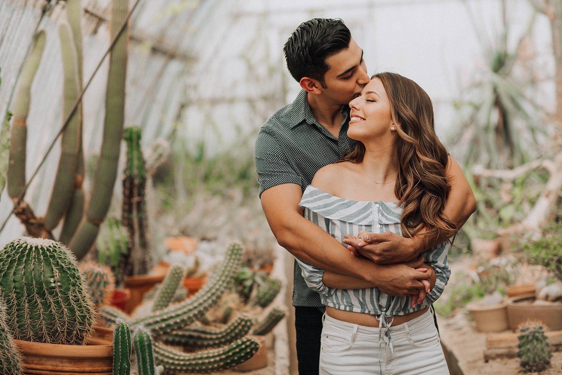 Moorten's Botanical Garden Engagement Photos