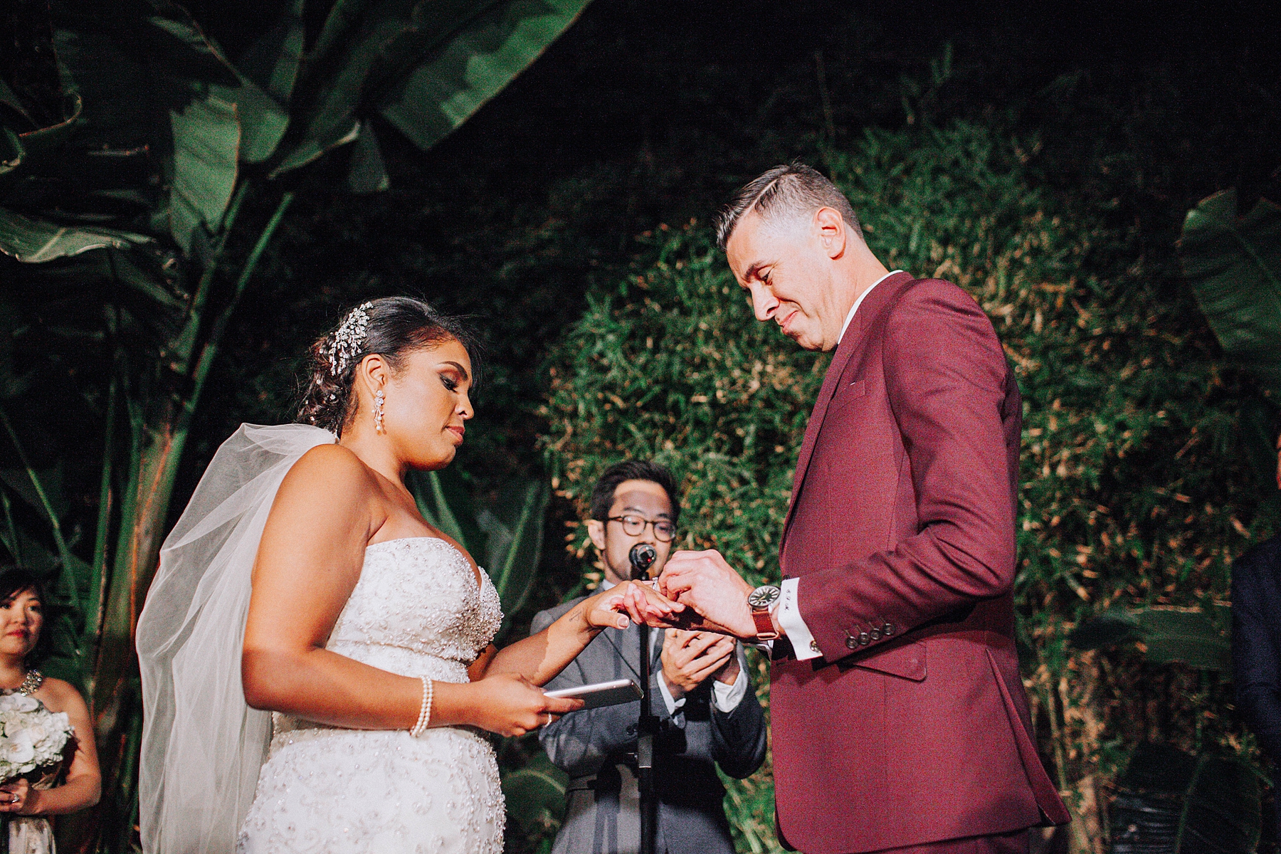 Bride and Groom Vows, Millwick Wedding Downtown Los Angeles