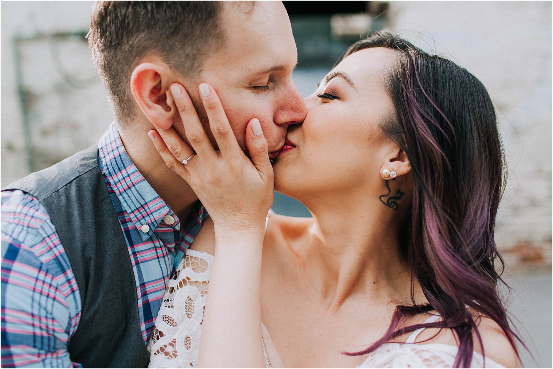 Candid Engagement Photography in Old Town Pasadena