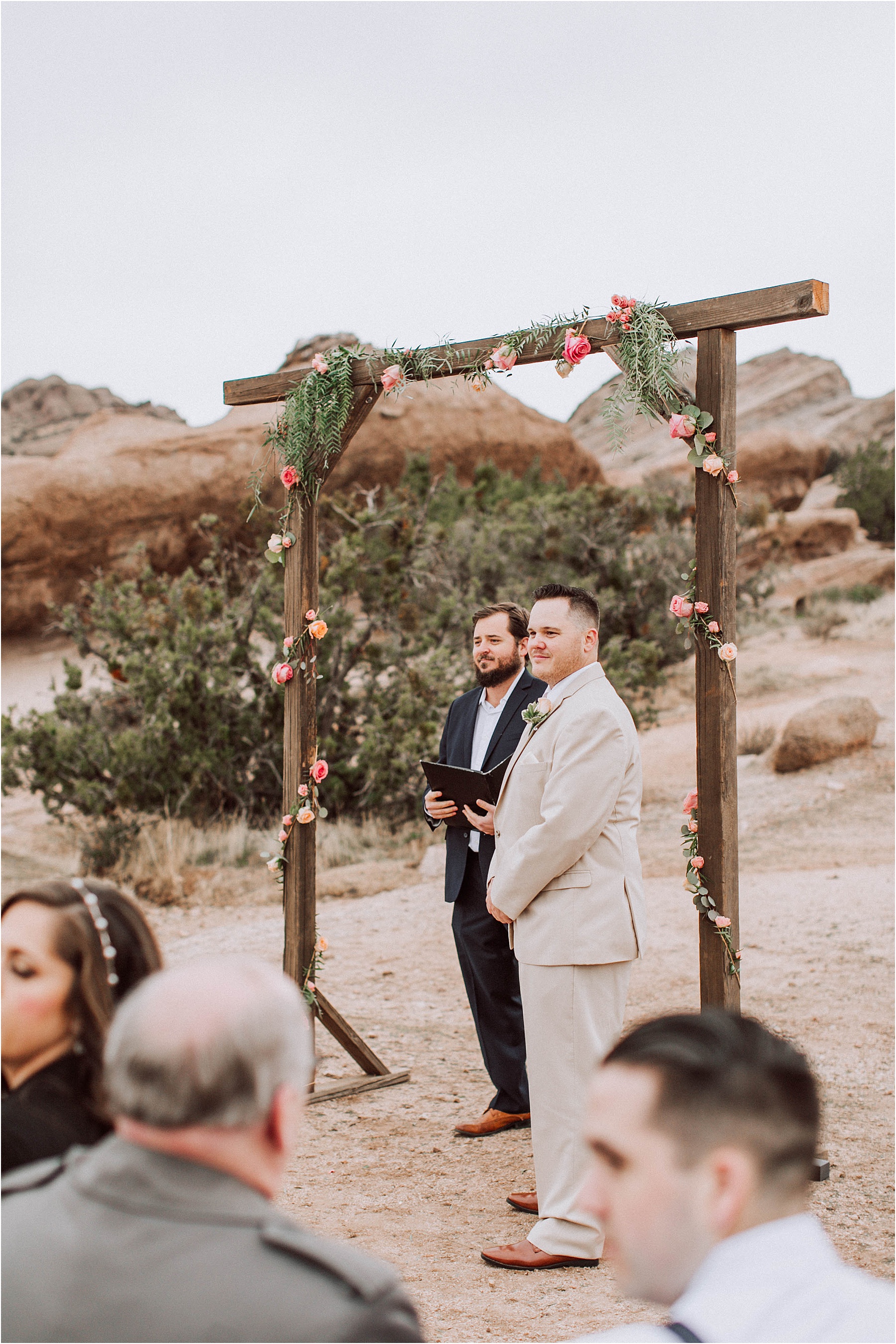 Vasquez Rocks Intimate Wedding & Elopement Photography - Ceremony Coverage