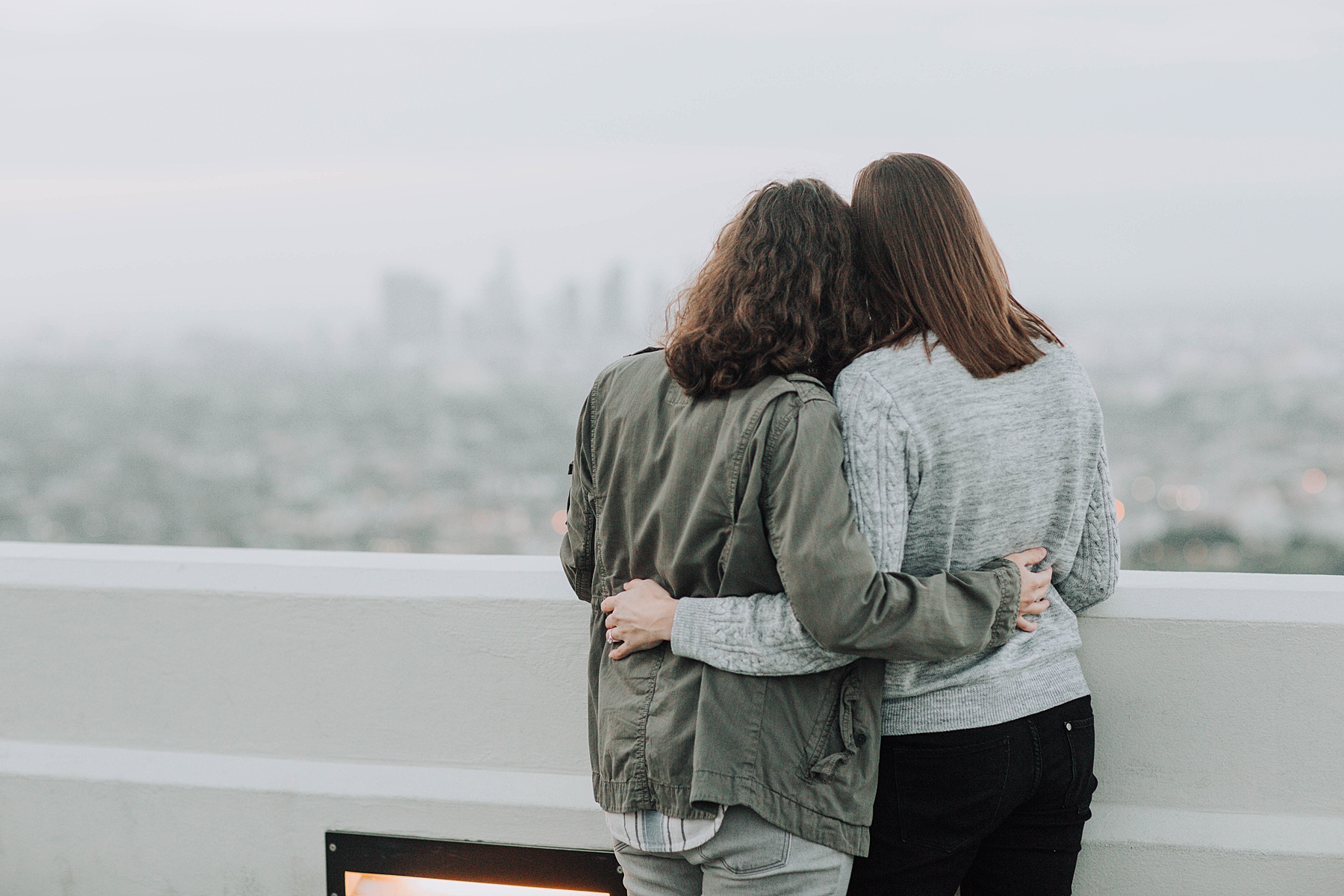 Griffith Observatory Engagement Photoshoot