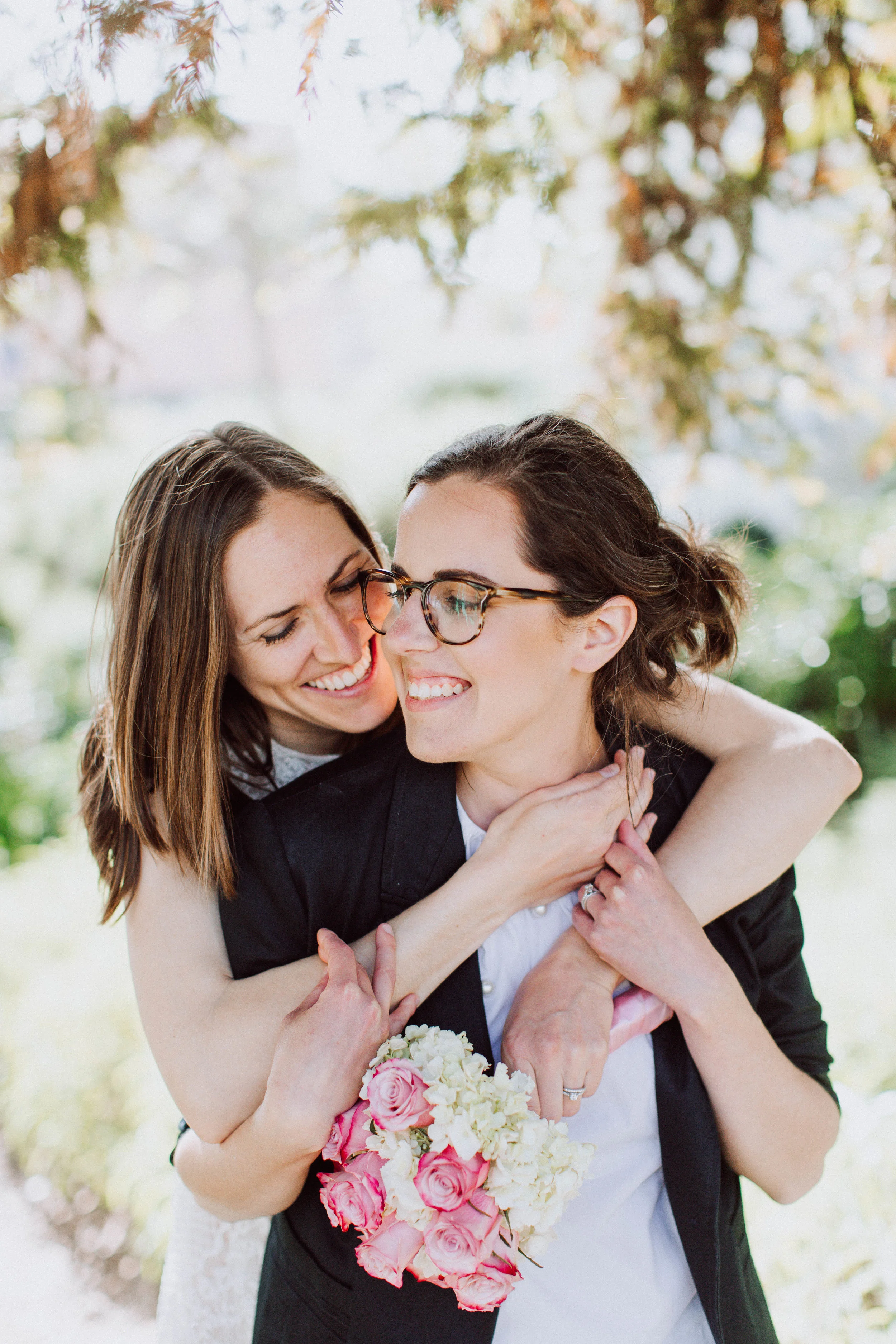 Melanie &amp; Sara | Beverly Hills Courthouse Elopement 