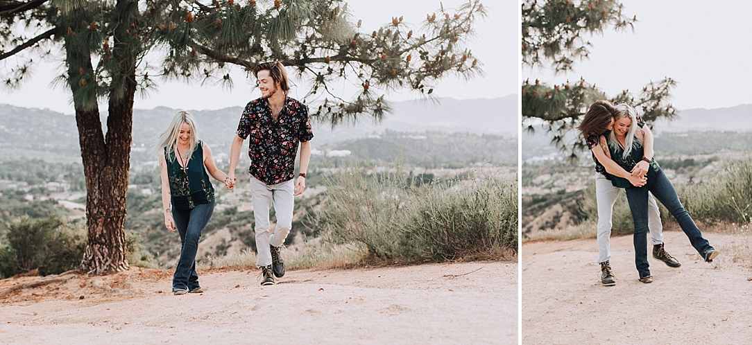 Engagement Photo Shoot Altadena Mountains