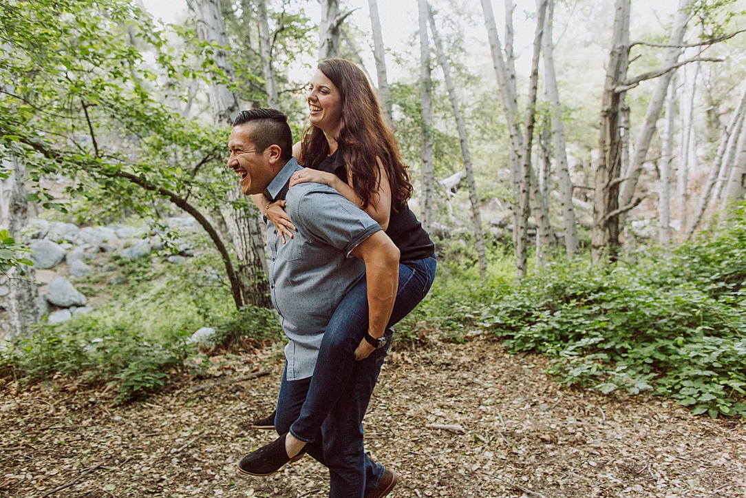 Ashleigh & Michael | Angeles Crest Forest Engagement