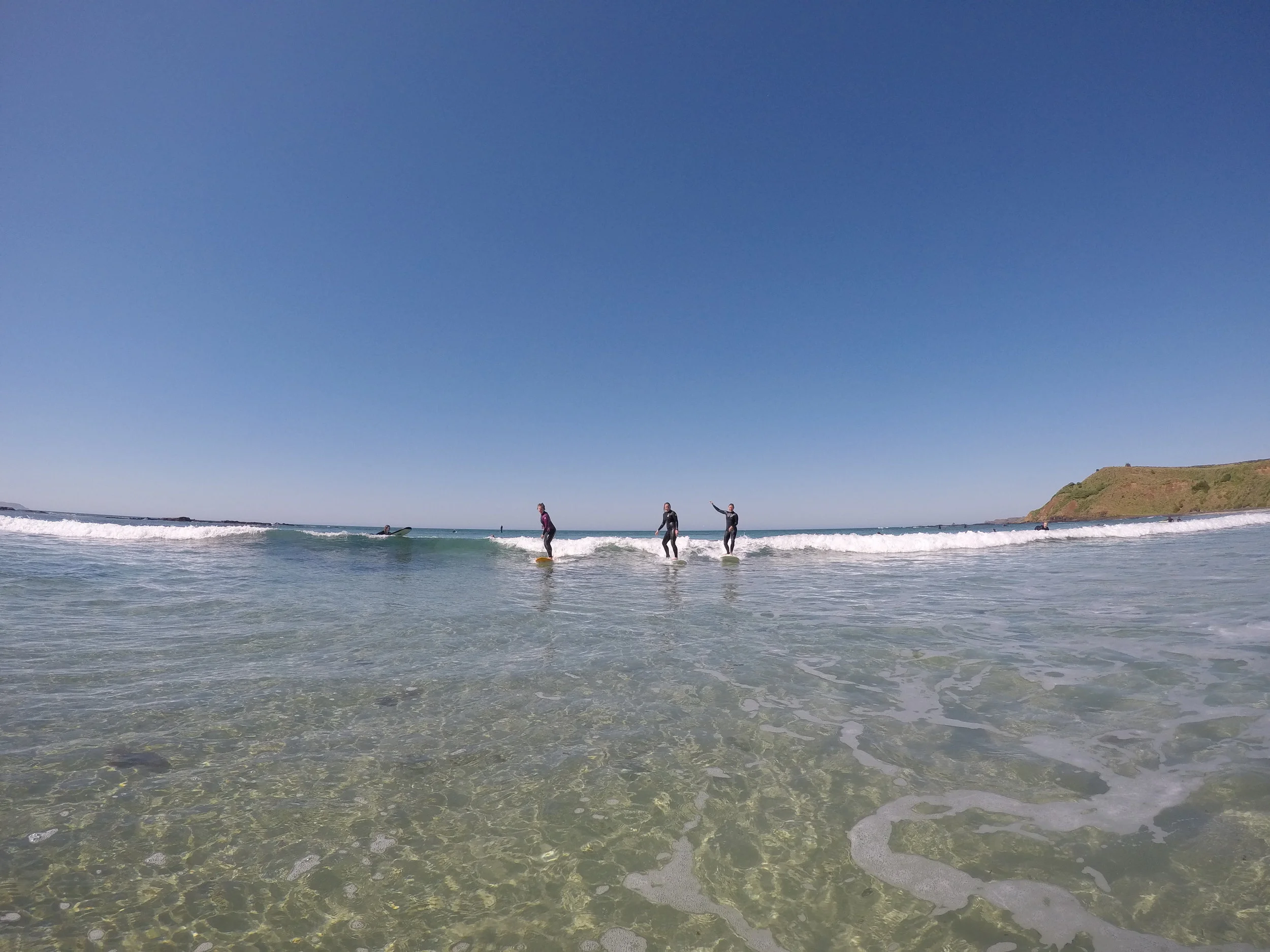Learn to surf, Phillip Island