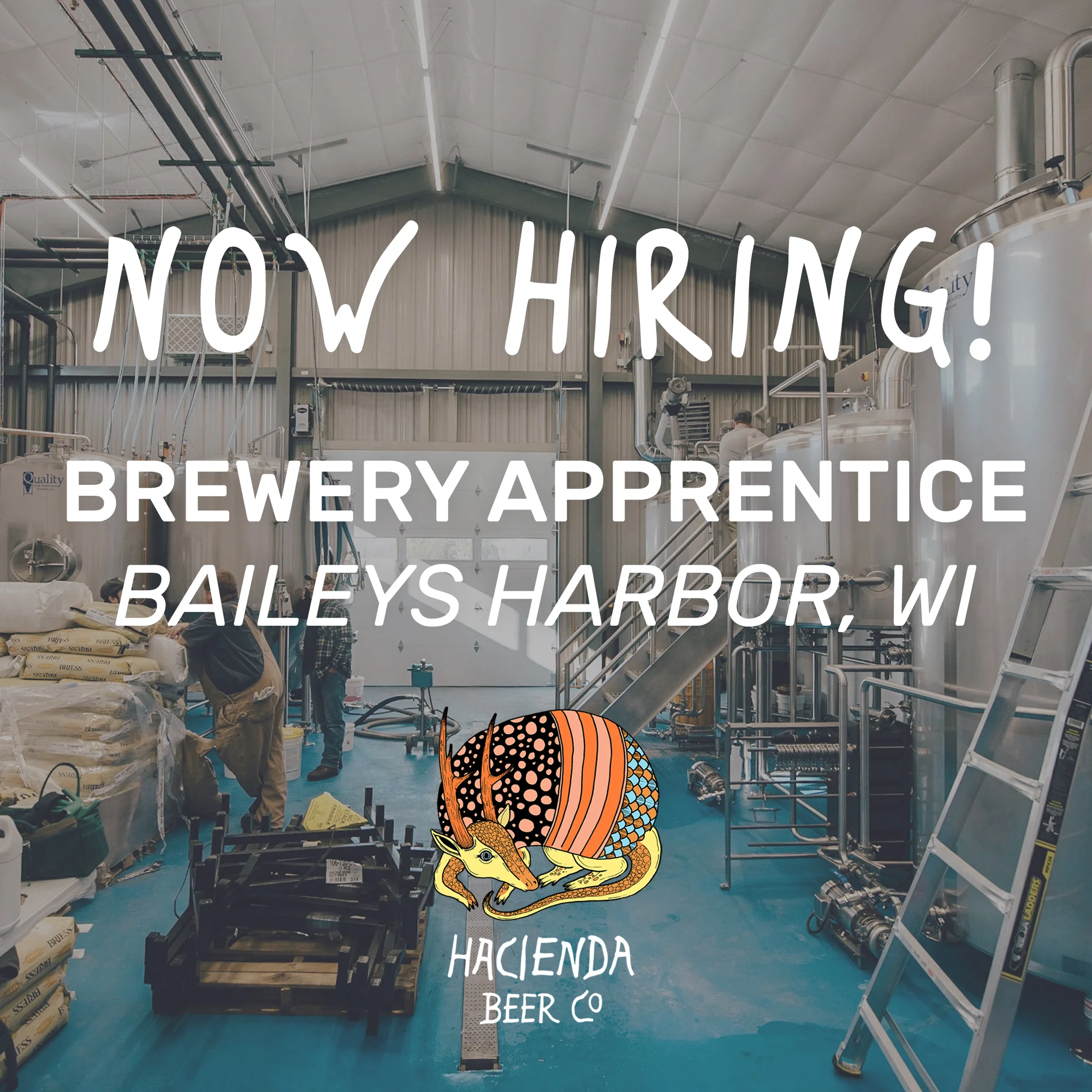 Now Hiring! Brewery Apprentice in Baileys Harbor, WI
