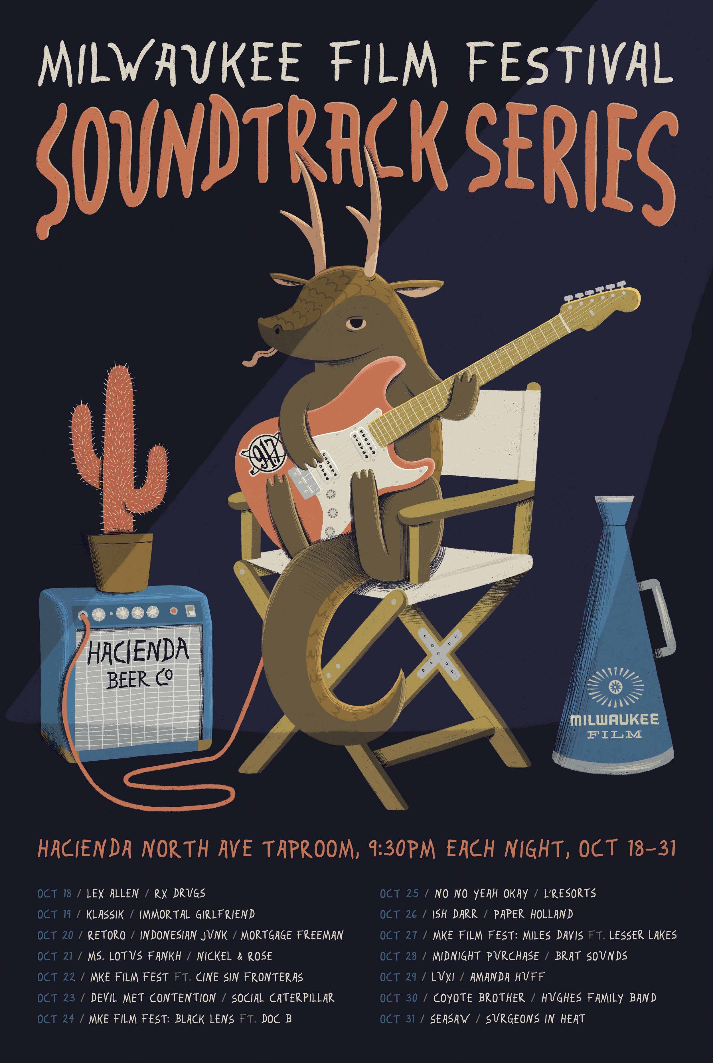 Milwaukee Film Fest Soundtrack Series at Hacienda North Ave!