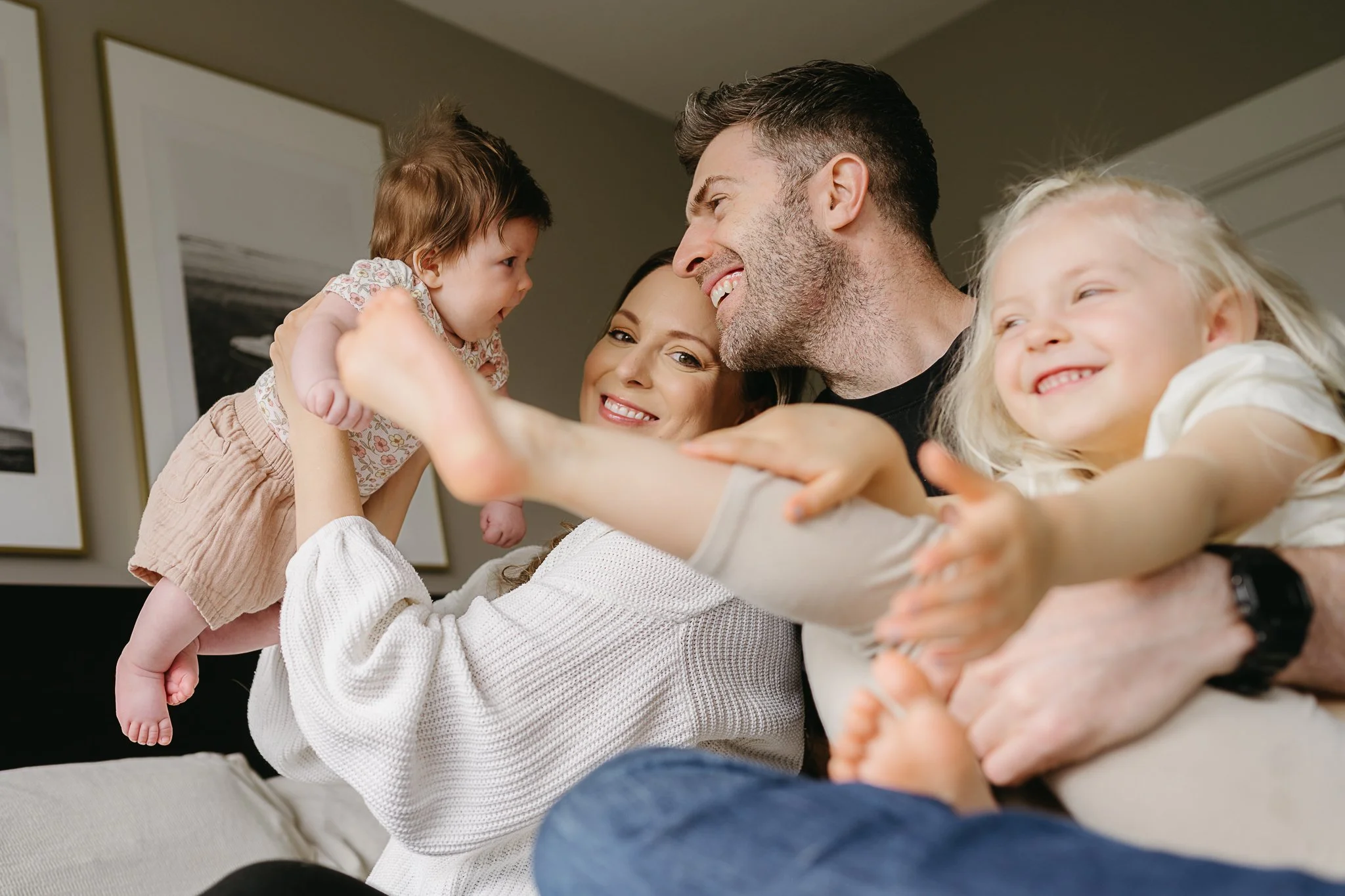 Kelowna newborn session : at home