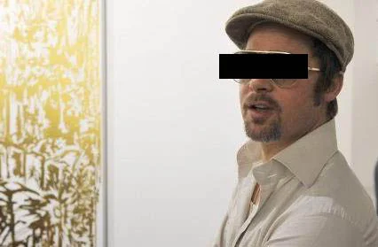 No, it wasn't Brad Pitt.