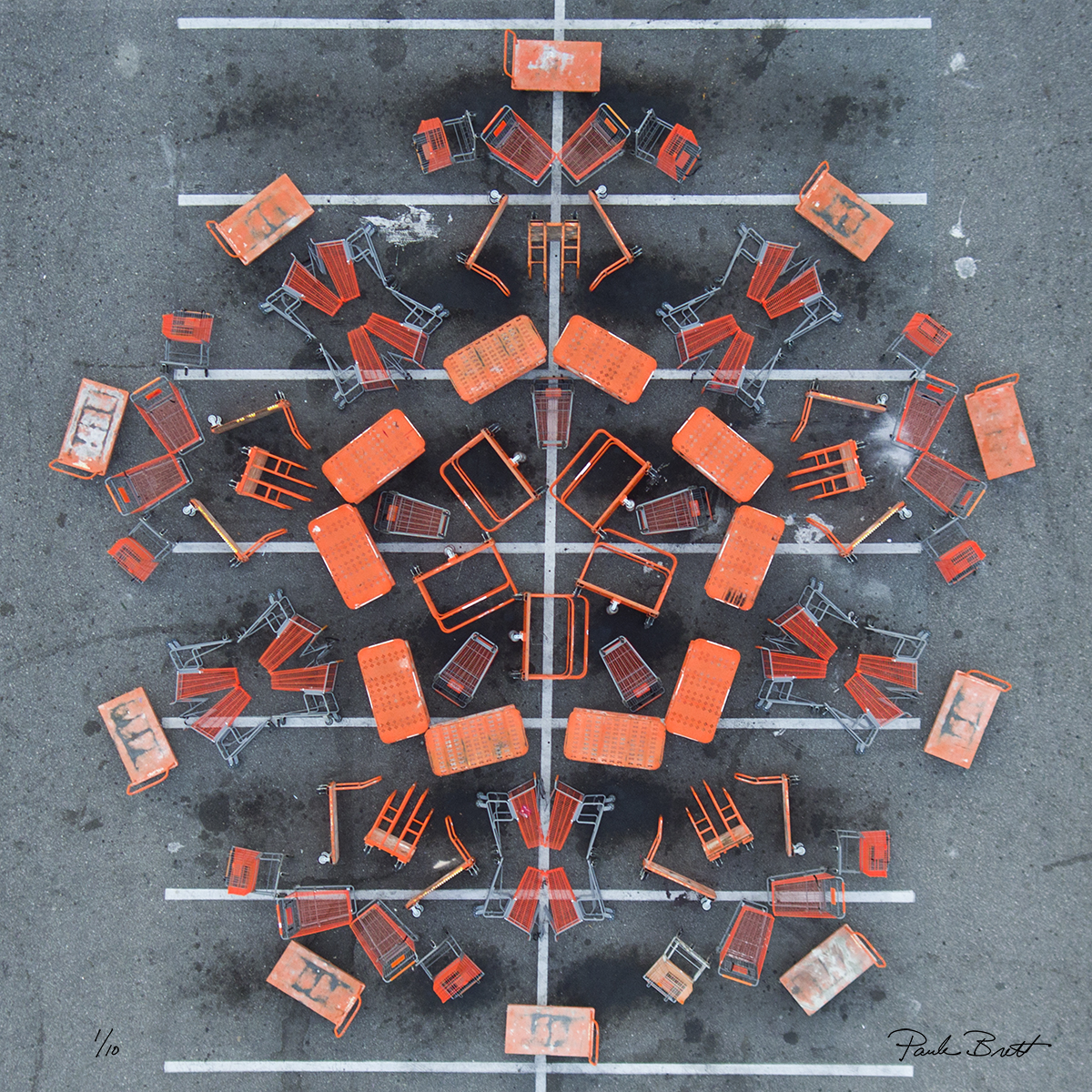 Orange Shopping Cart Mandala (Home Depot, 2016)
