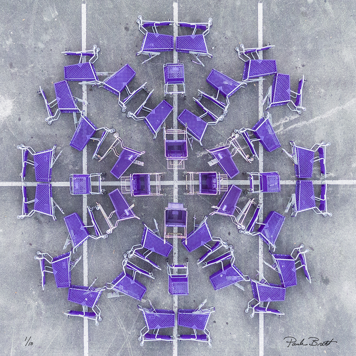 Purple Shopping Cart Mandala (Babies R Us, 2016)
