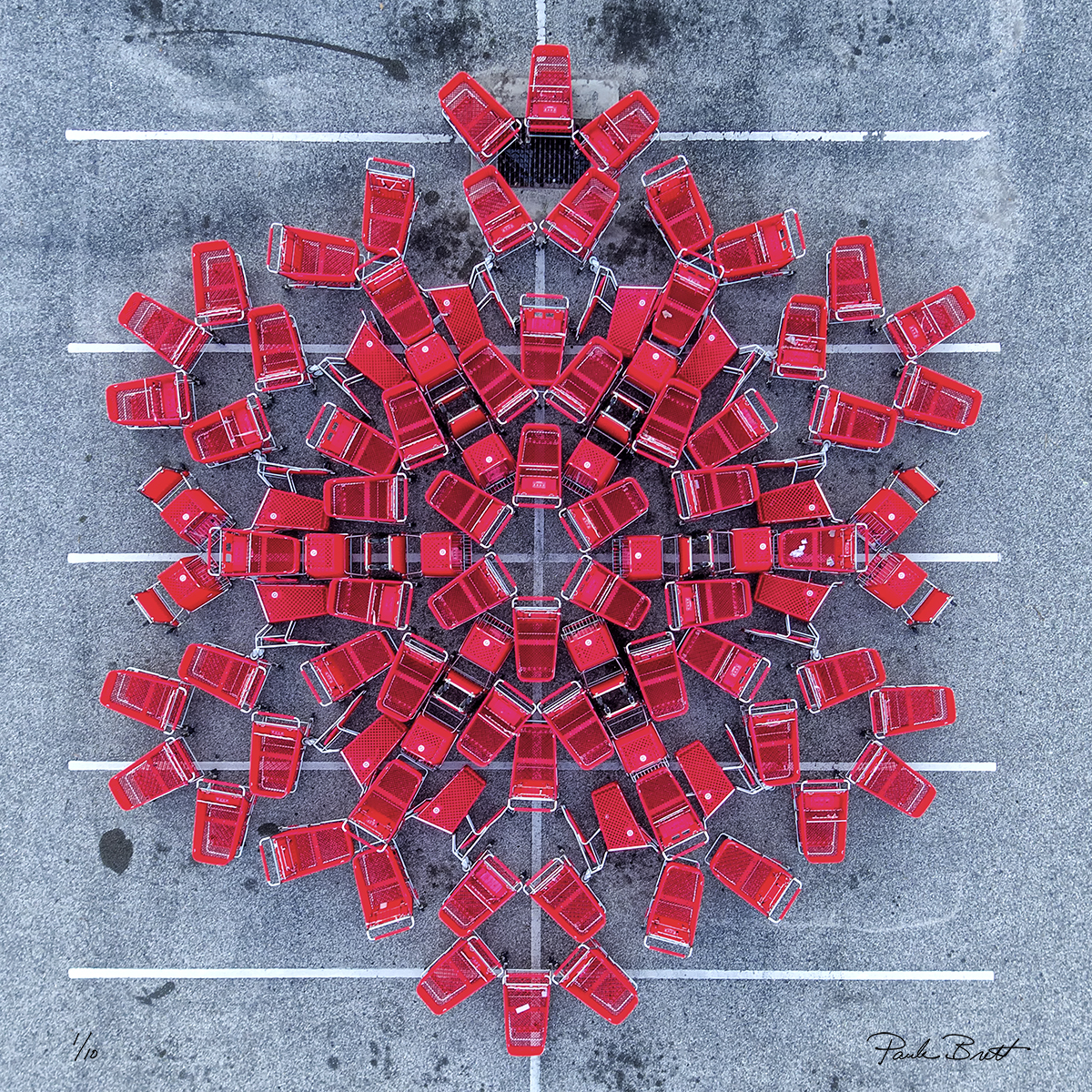 Red Shopping Cart Mandala (Target, 2016)