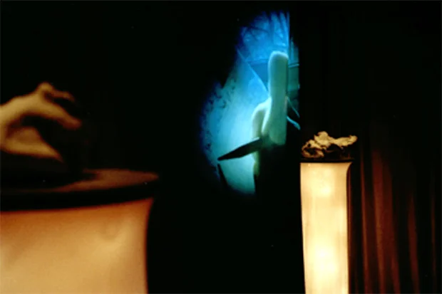 Familiar Portrait, sculptural/ 2 channel video installation, 2003