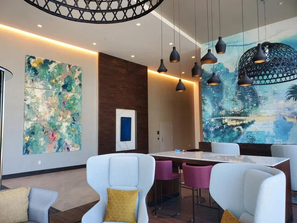 ✨ Throwback to this beautiful series of custom commissions created for a midtown Tampa office building. ✨

It&rsquo;s always an honor to have my work brighten up professional spaces and bring color, energy, and creativity into the everyday work envir