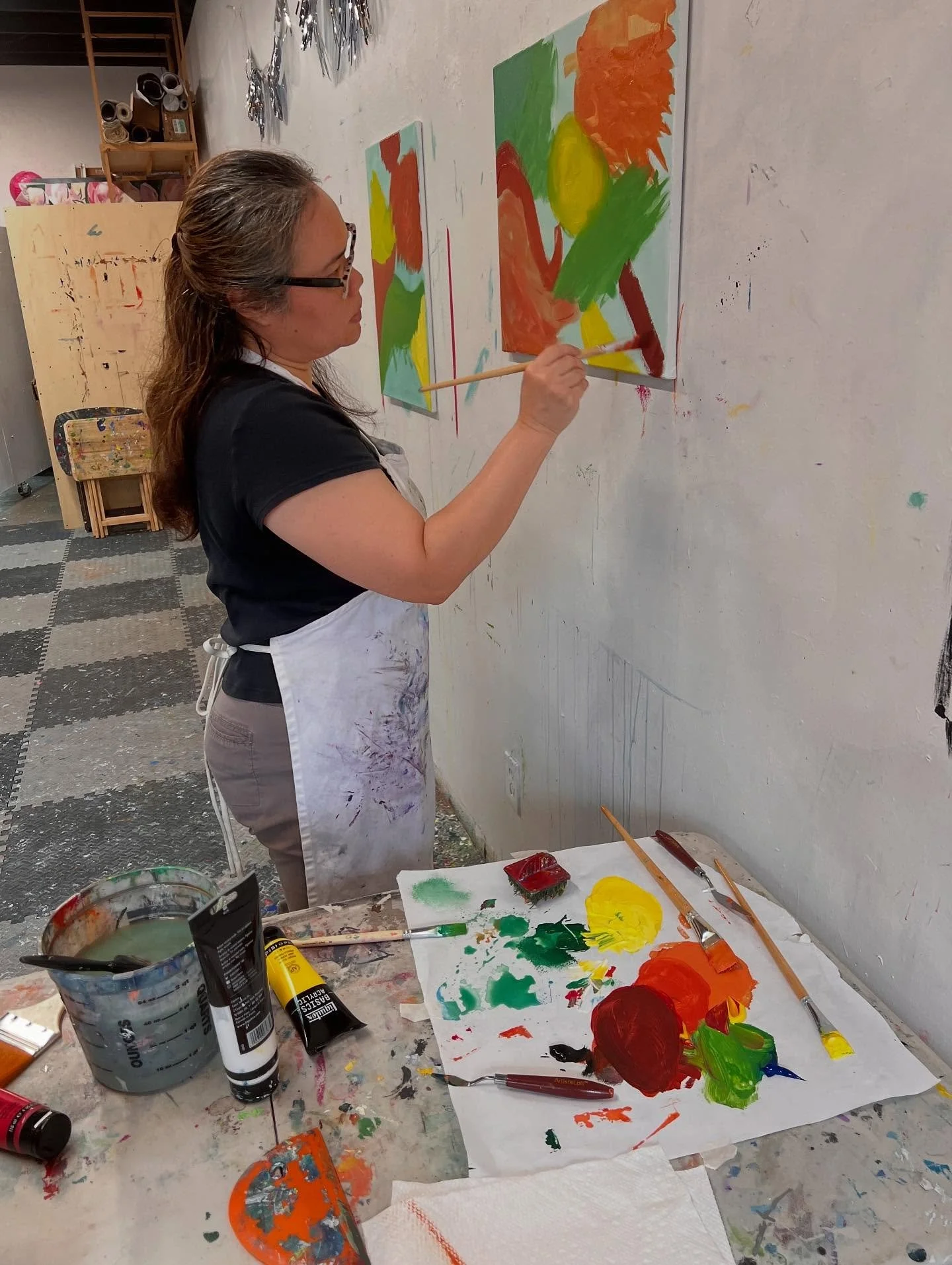 Does abstract painting excite you.. or scare you? 

#AbstractPainting #AbstractArt #ArtPoll #TryNewThings #CreativeCourage #ExpressiveArt #PaintingChallenge #ArtExperiment #MakeArtEveryDay #AbstractArtist