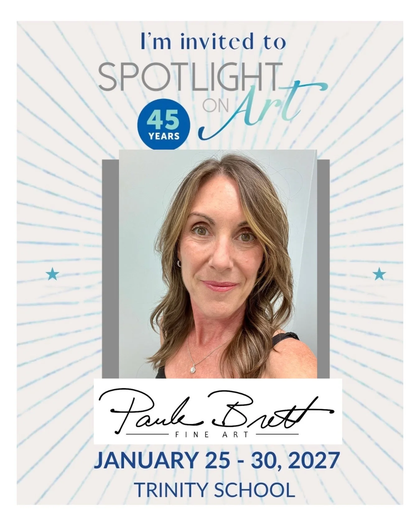 Yay! I&rsquo;m invited to participate in @spotlightonart!  This is such a fabulous show and I&rsquo;m thrilled to be a part of it! Coming in January!