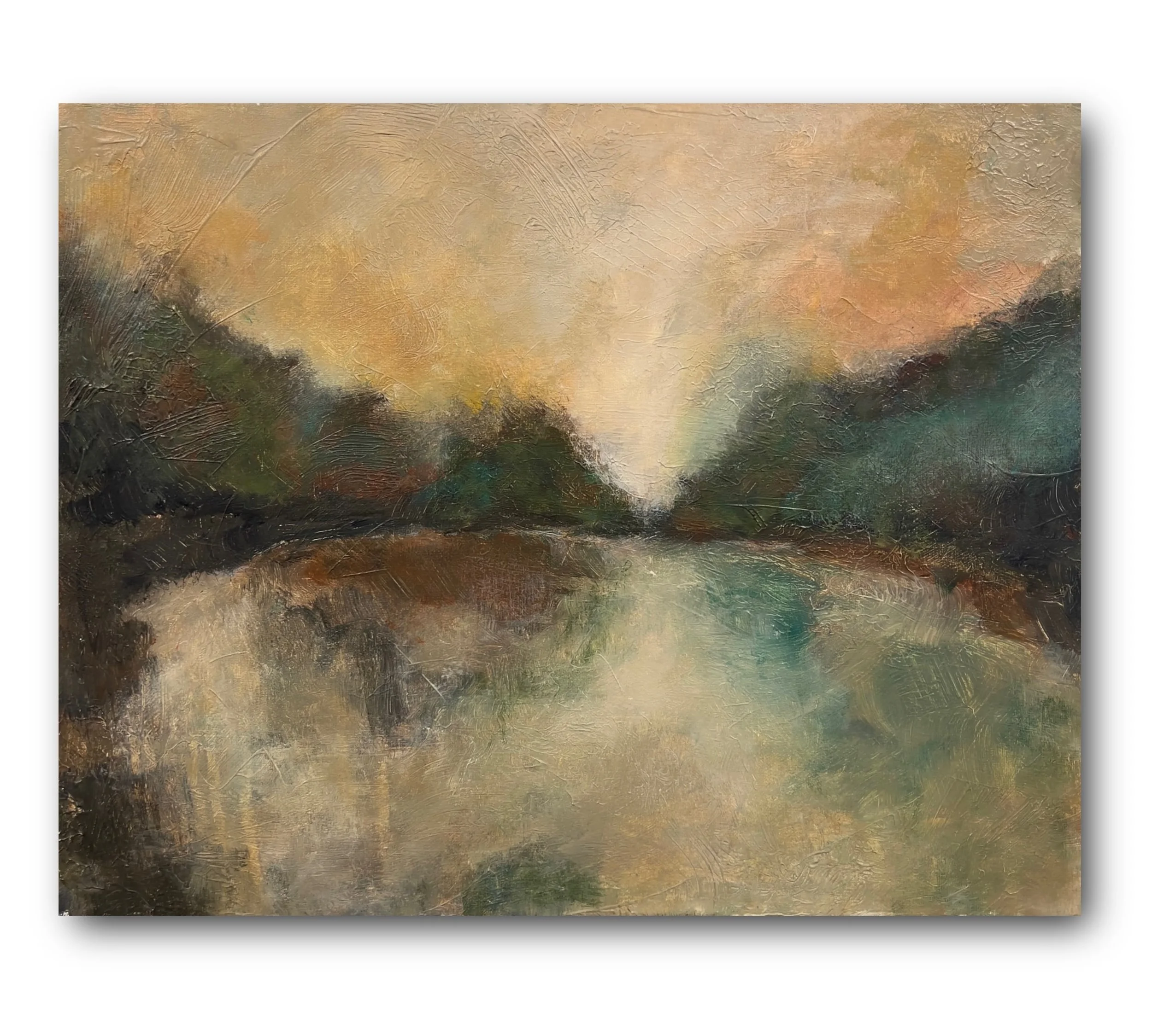 Who wants to get their Bob Ross on with me and paint this? 🎨. I can teach you in 2 hours! Workshop coming early November! Get ready! 🪮👨&zwj;🦰