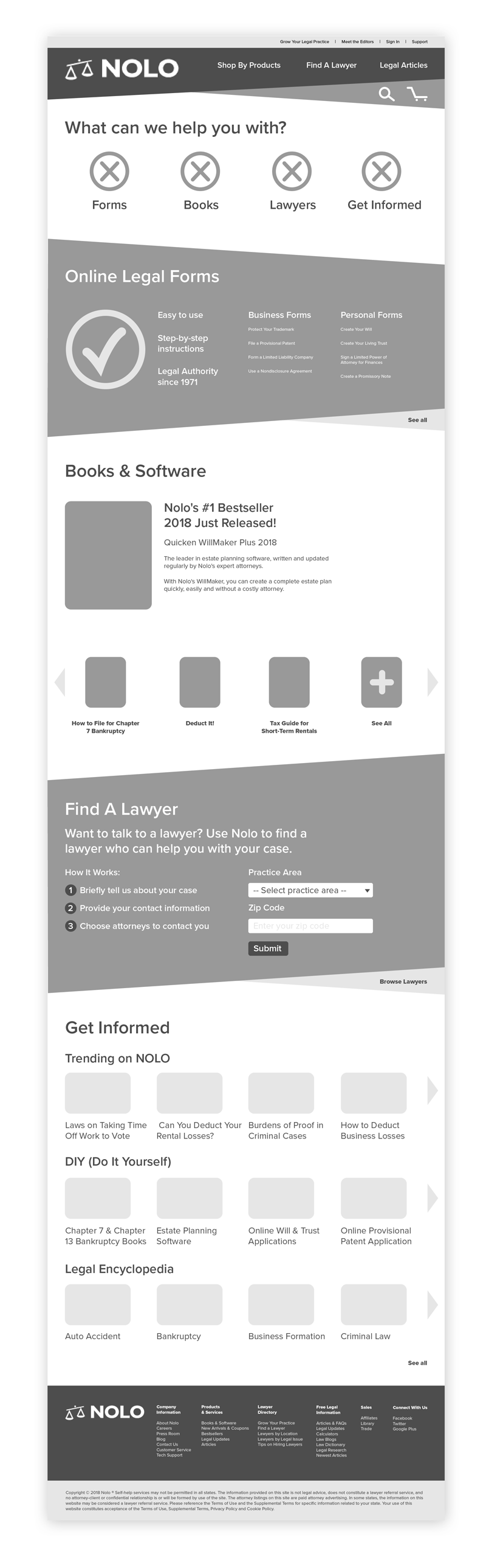 DESKTOP WIREFRAME