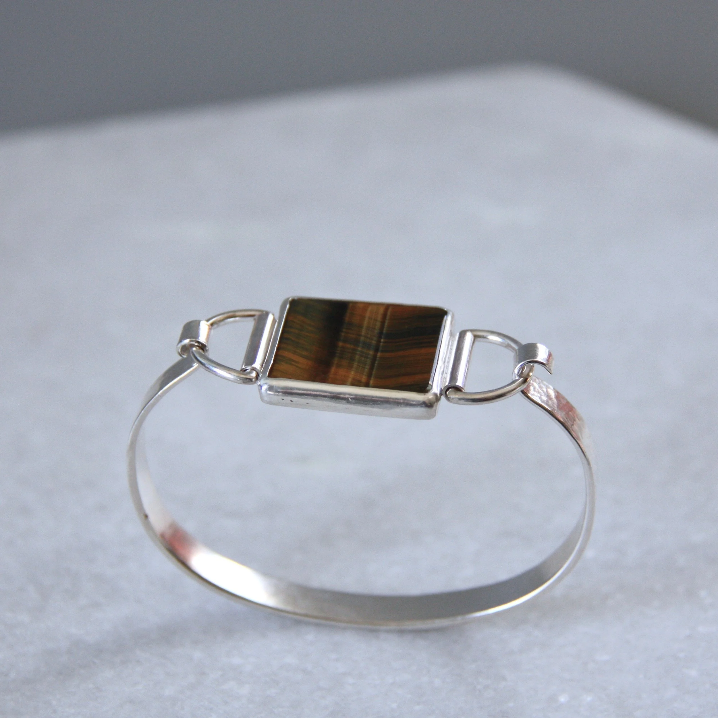 Tiger's Eye Bit Bangle