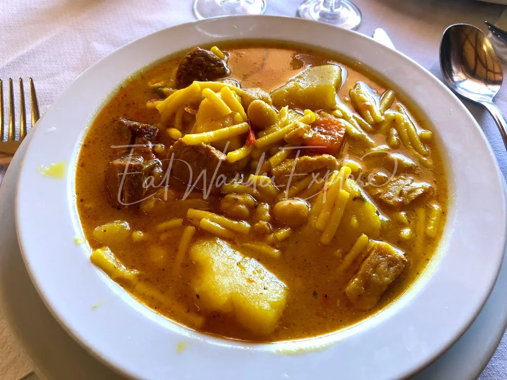 Rancho Canario Soup by El Teide in Tenerife Canary Islands