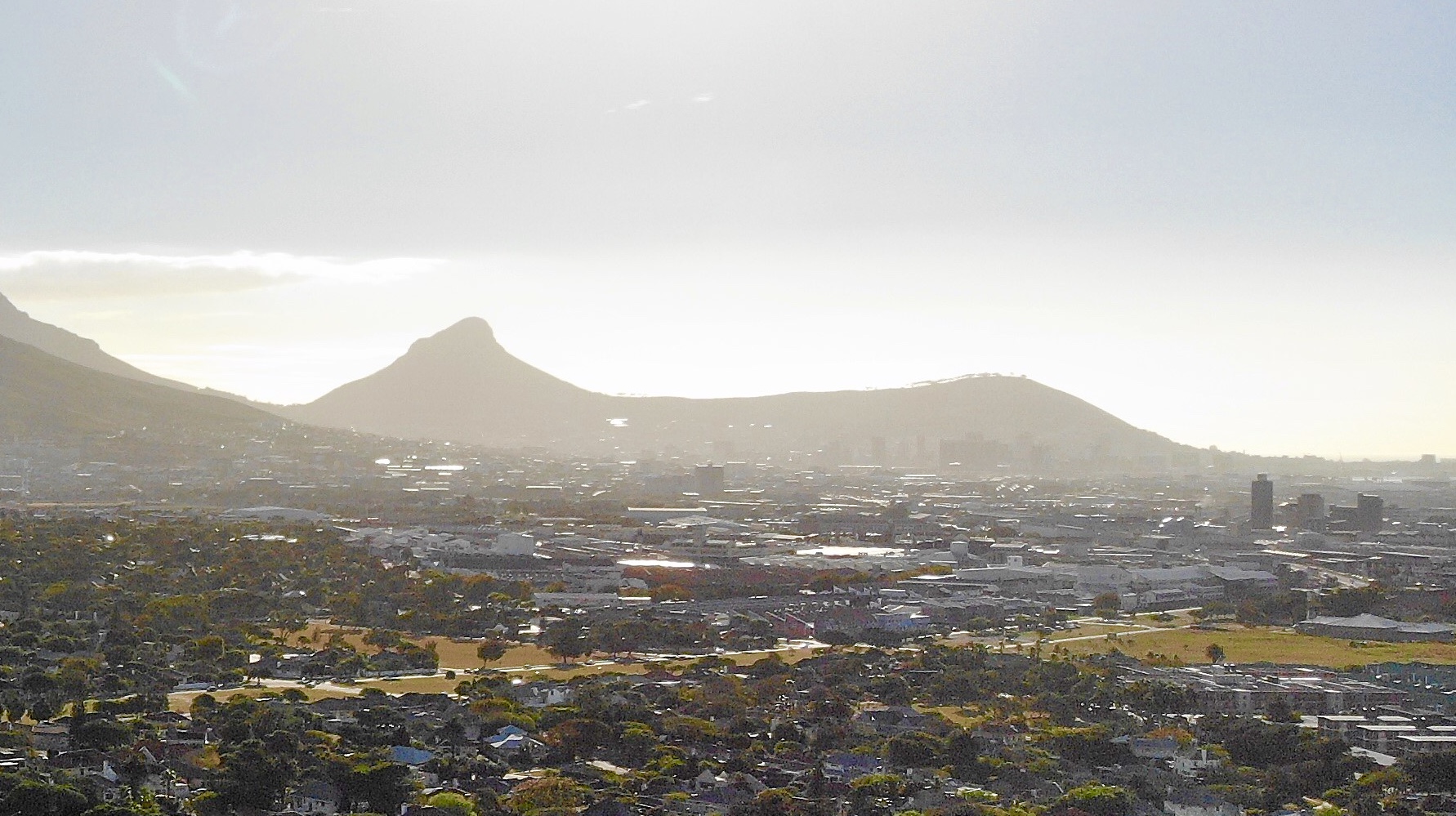 Lion's Head and Signal Hill Panorama twilight