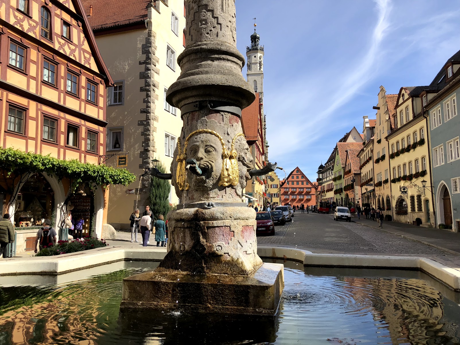 Rothenburg ob der Tauber, Germany fountain