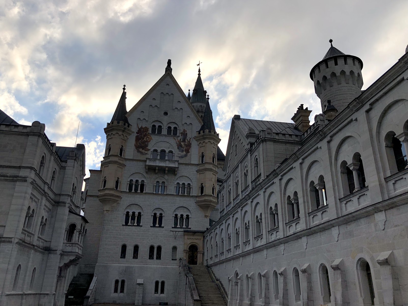 Neuschwanstein Castle Courtyard