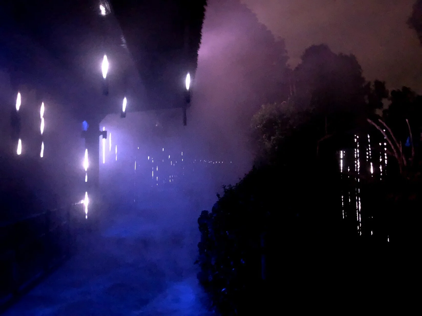 Streets on the Island at night