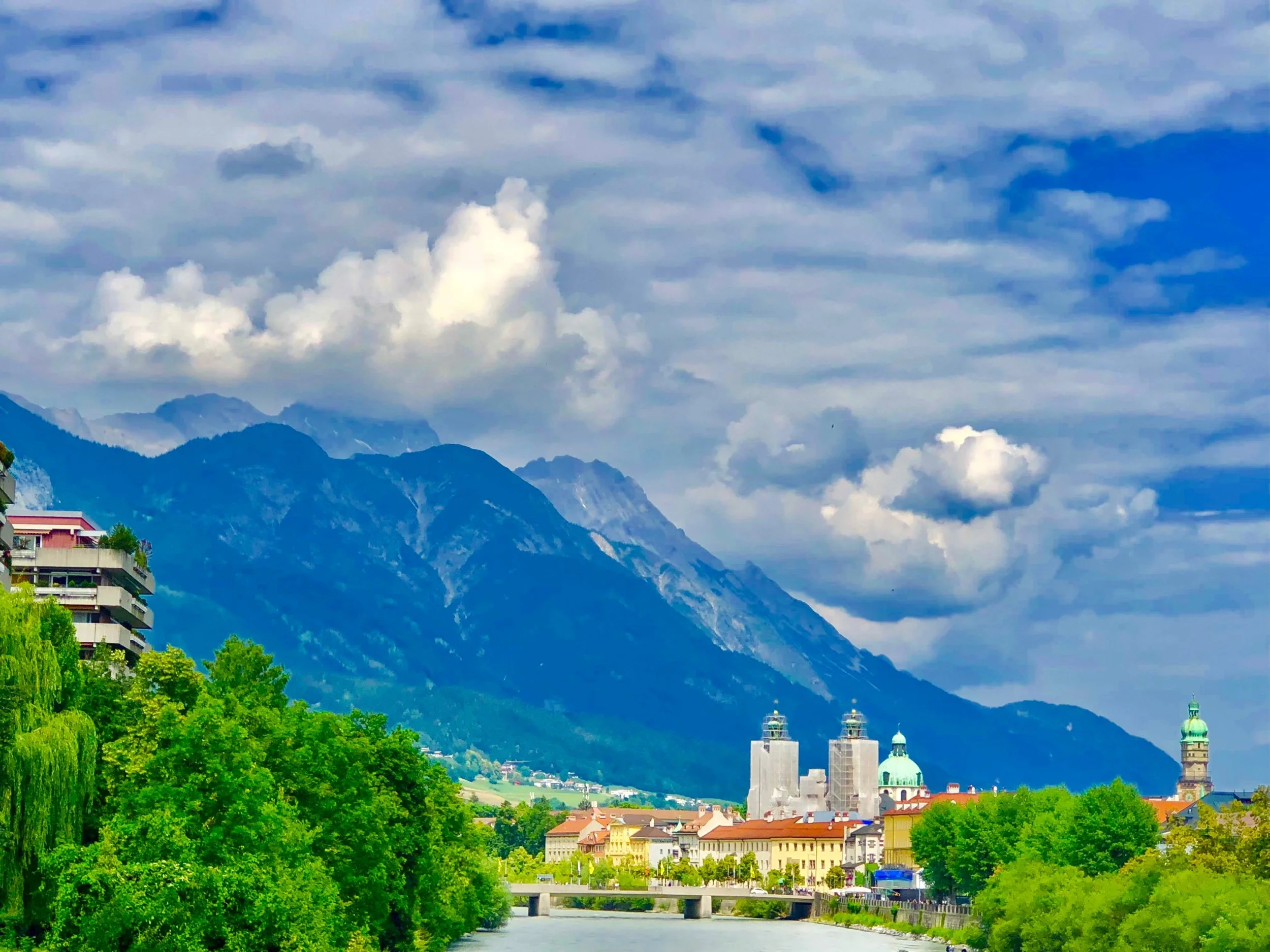 The High Alps City of Innsbruck in Tyrol - Austria