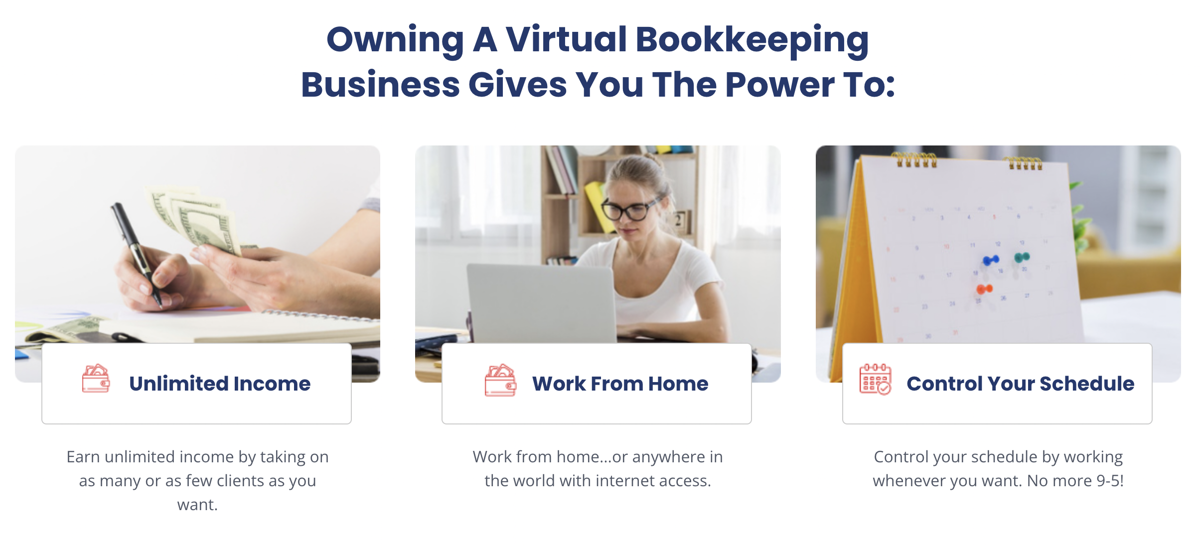 Booming Bookkeeping Business promises to give you unlimited income and ability to work from home