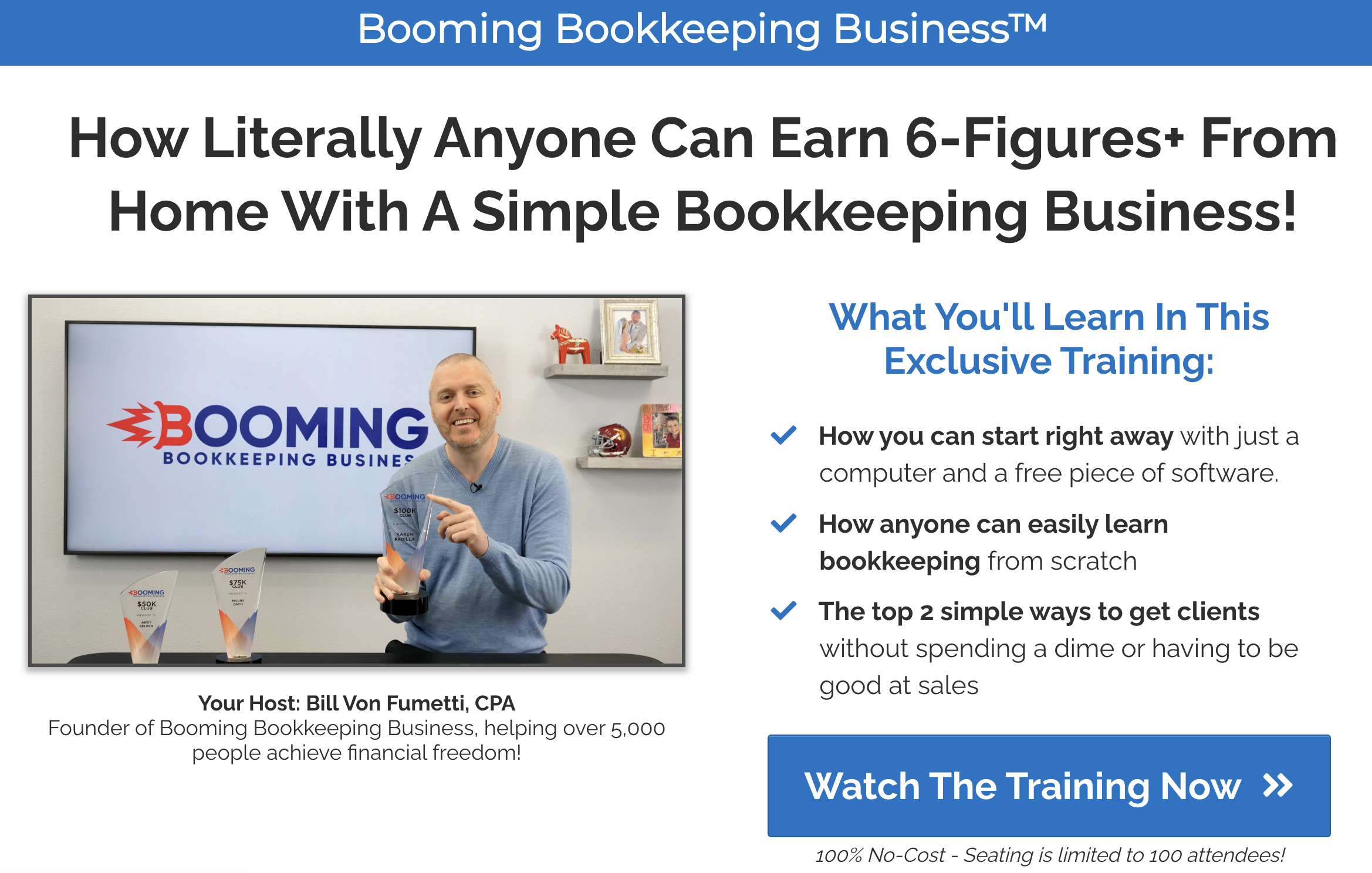 Booming Bookkeeping Business Training Video