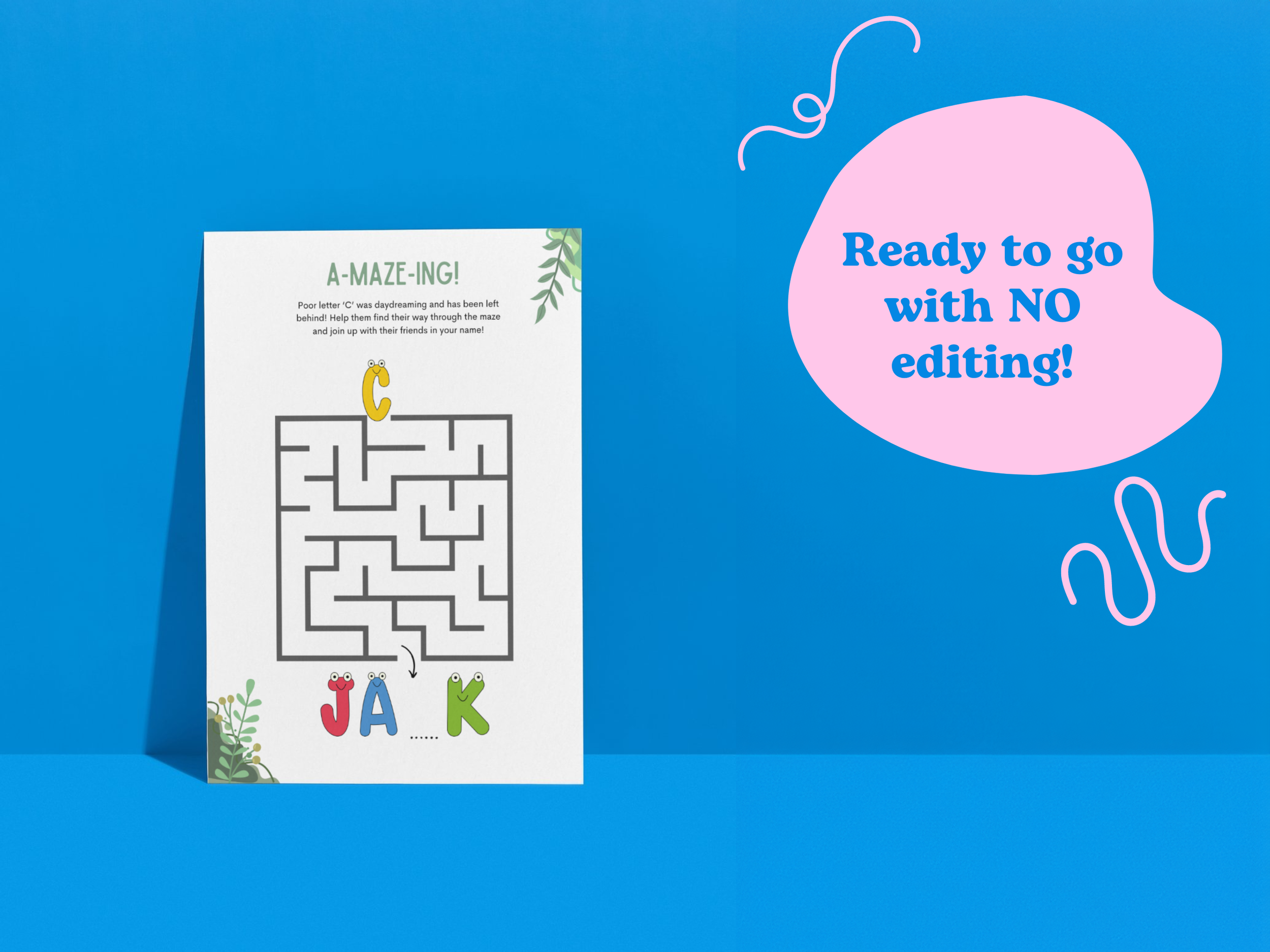 maze puzzle for a kid called jack