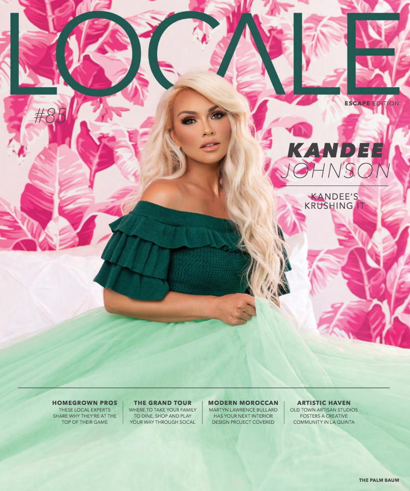  The Palm Baum on the cover of Locale Magazine, October 2018. 