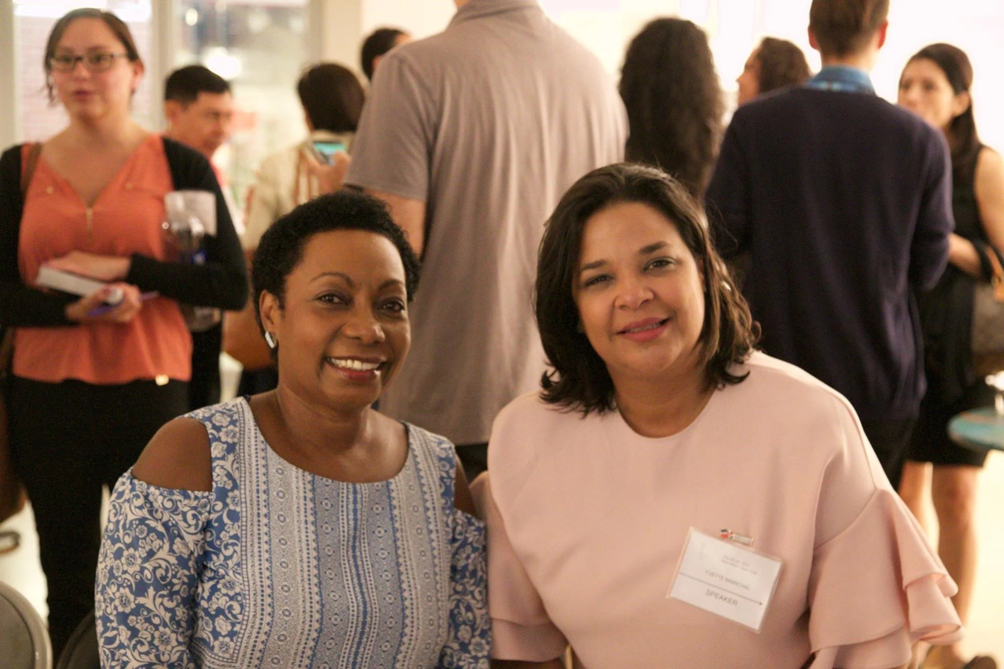 Zenaida Mendez Director of Manhattan Neighborhood Network & Yvette Marichal the Dominican Film Commisioner