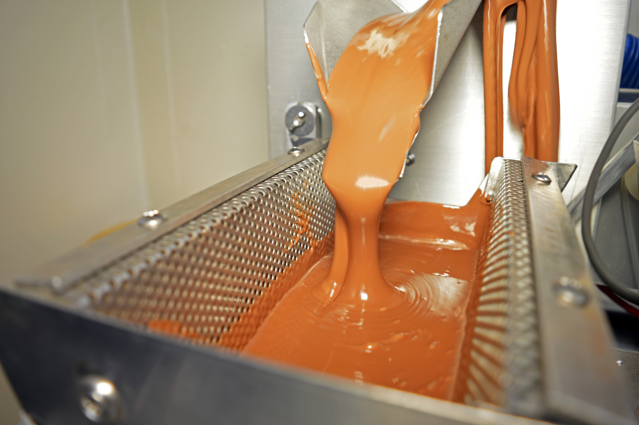 Chocolate coating equipment