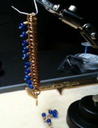 Inca Puna Weave Progressing