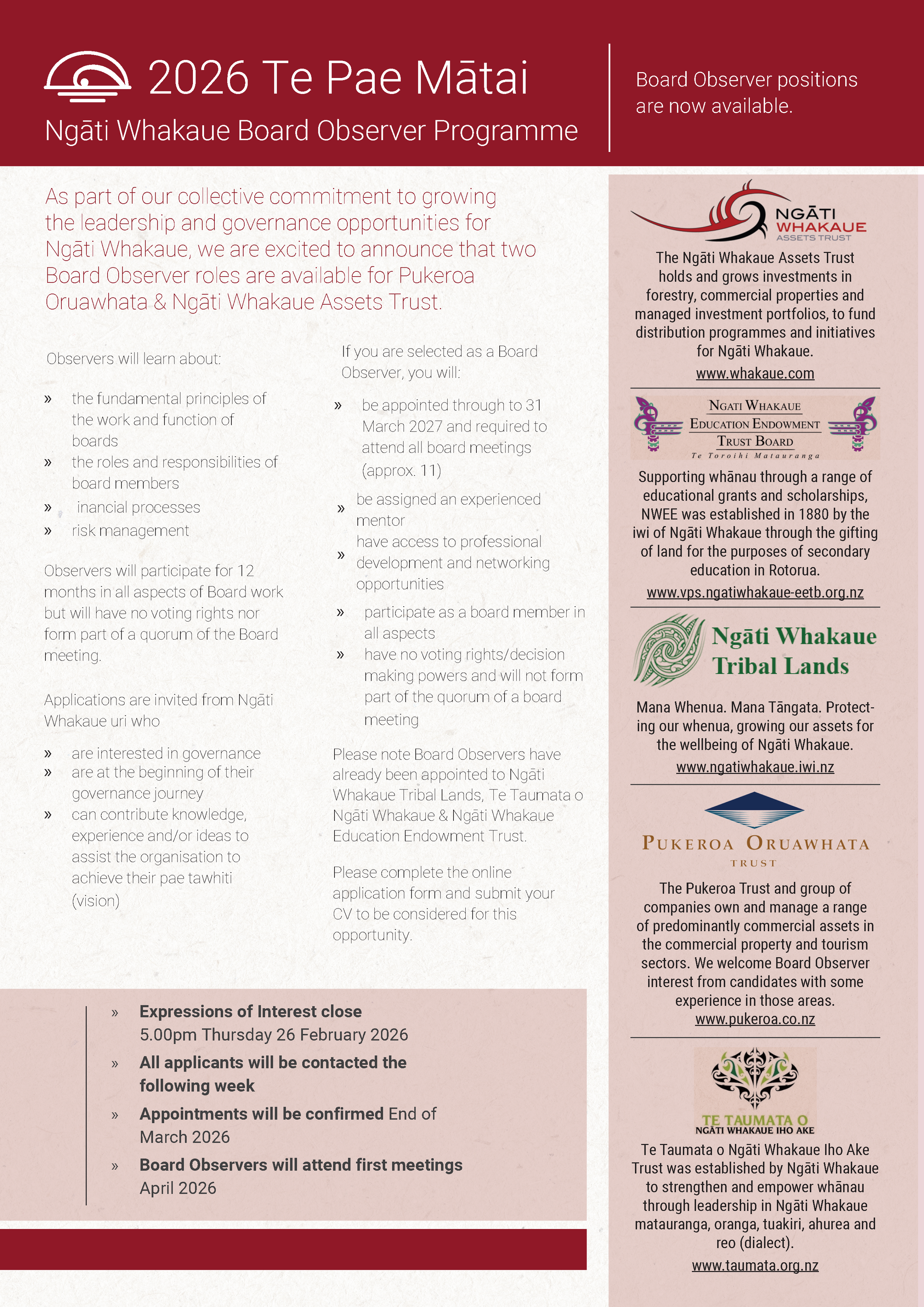 2026 Te Pae Mātai Applications Now Open