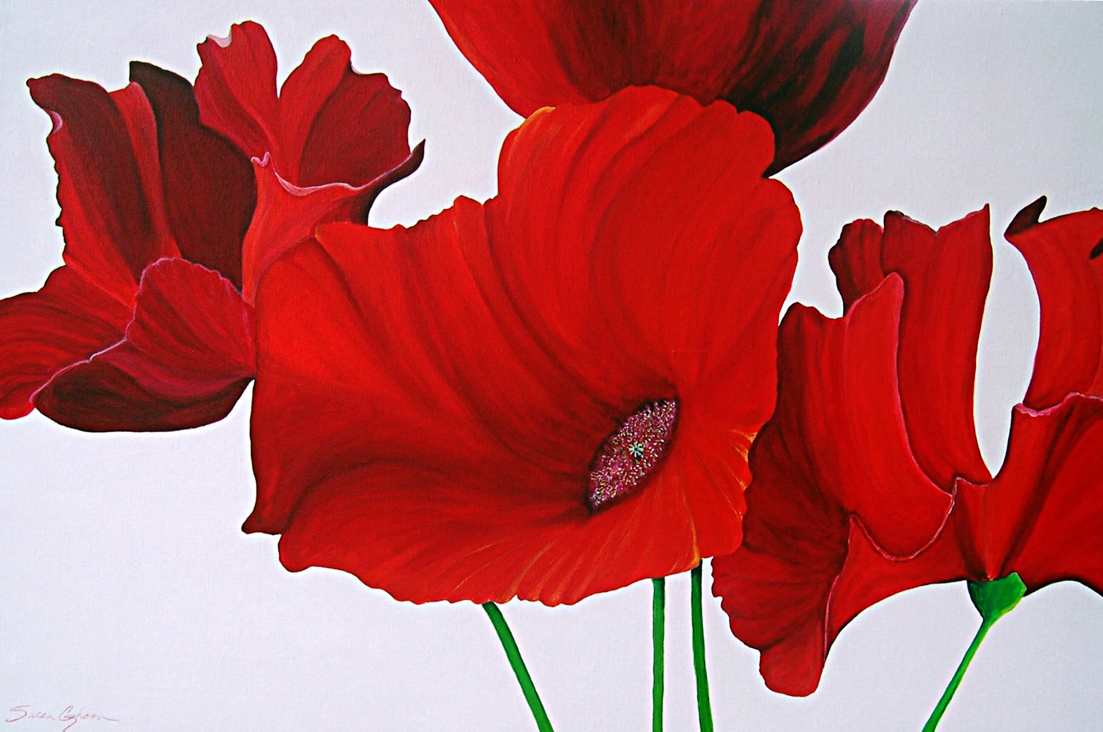 "Precarious Poppies"