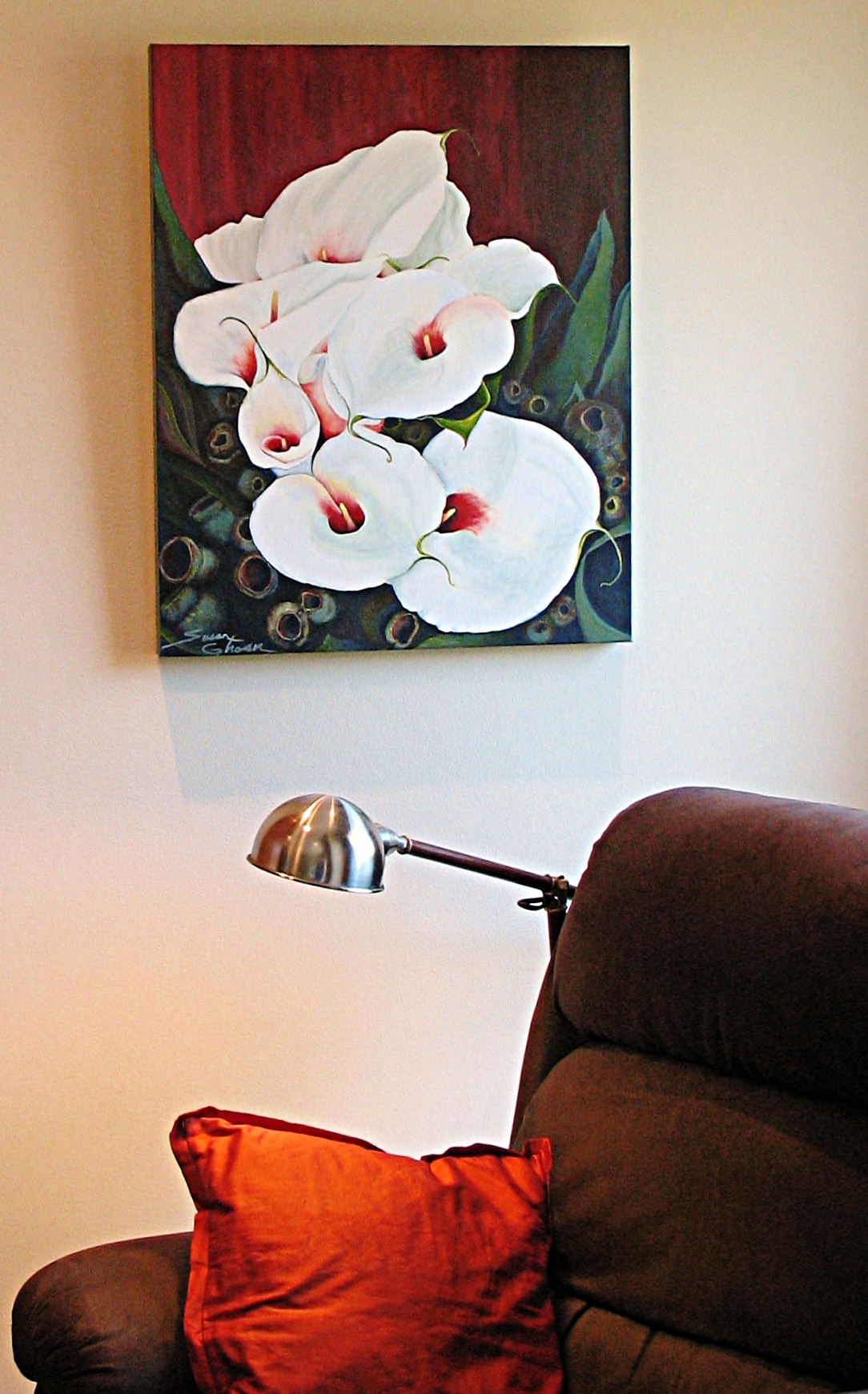 "Marshmallow Lilies with Gumnuts"