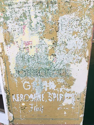 The work to expose more old signs continues...