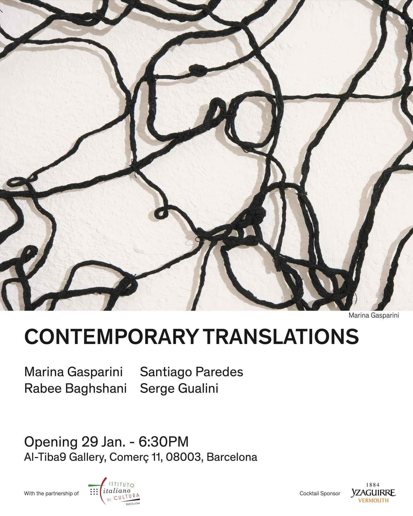 NEW OPENING >>

Group exhibition featuring works by Marina Gasparini, Rabee Baghshani, Santiago Paredes, and Serge Gualini.

The exhibition brings together four contemporary practices that explore the relationship between image and matter throu