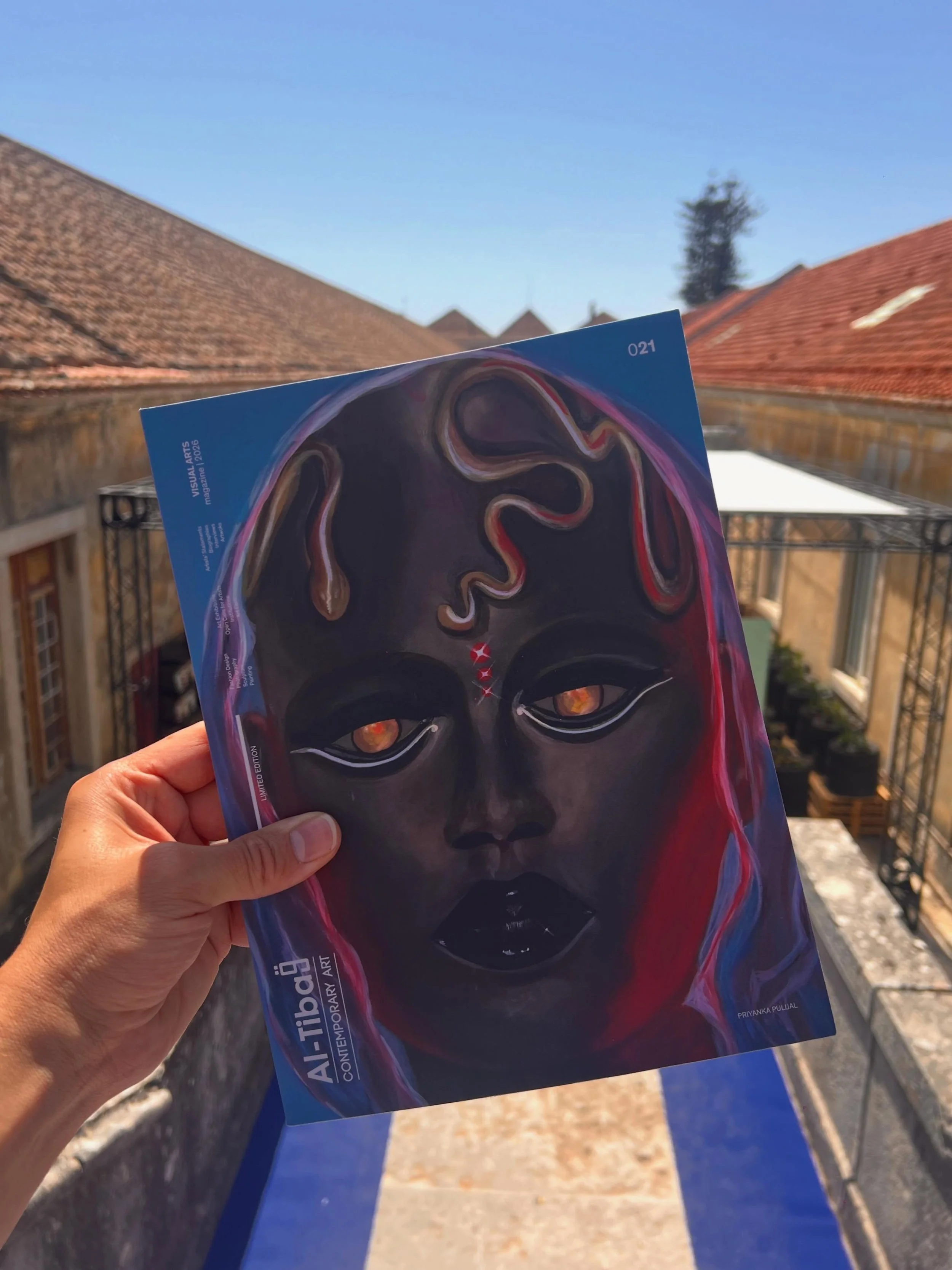 Al-Tiba9 Art Magazine at @feriaarco lisboa 2026 with @artslibris Artist&rsquo;s Book Fair 28-31 May 2026.

Front cover artist @tiger.catcher 
Back cover artist @loryepis 

#altiba9 #arco #contemporary #artfair #artmagazine
