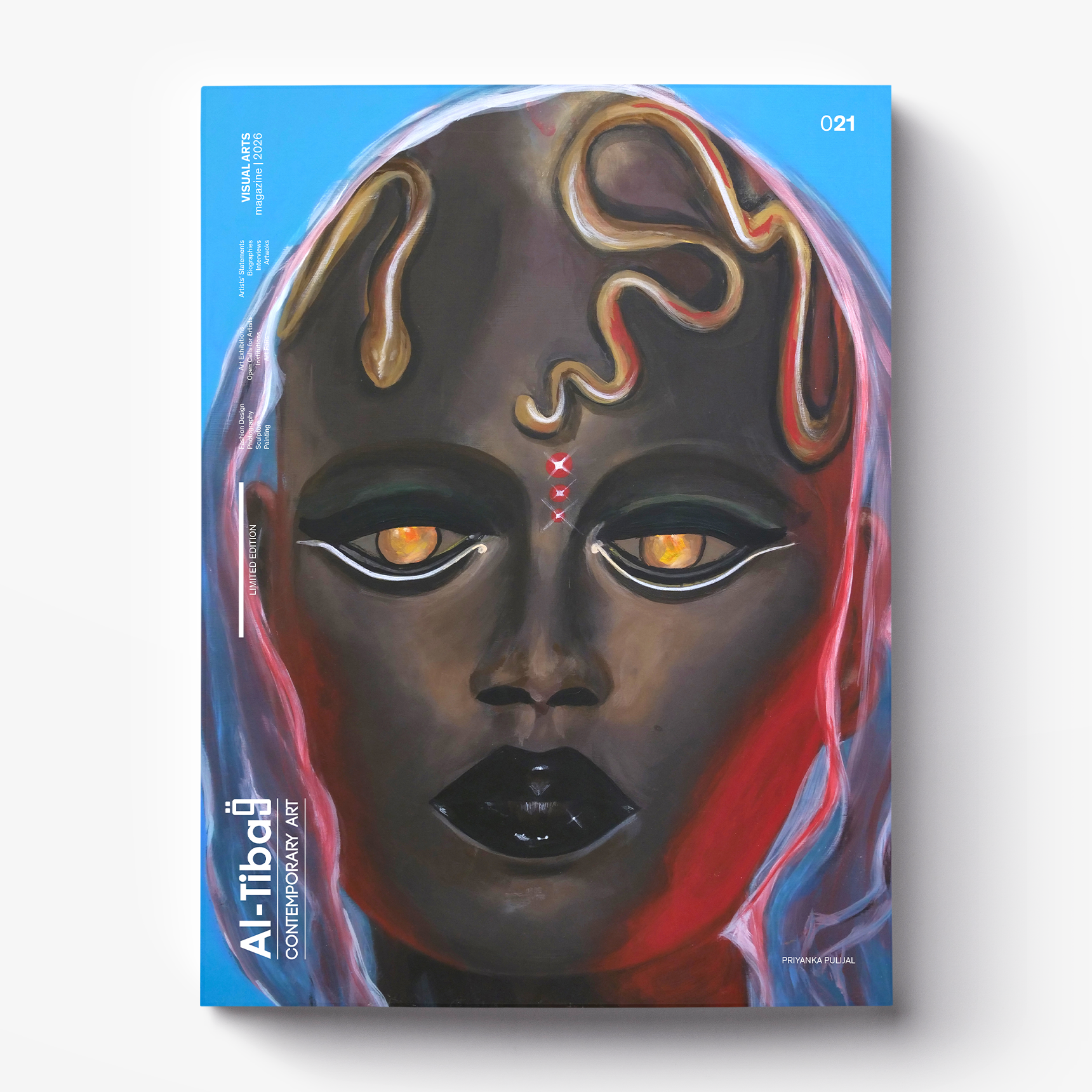 Altiba9 contemporary art magazine issue21 print priyanka Pulijal Front Cover open call for artists.png