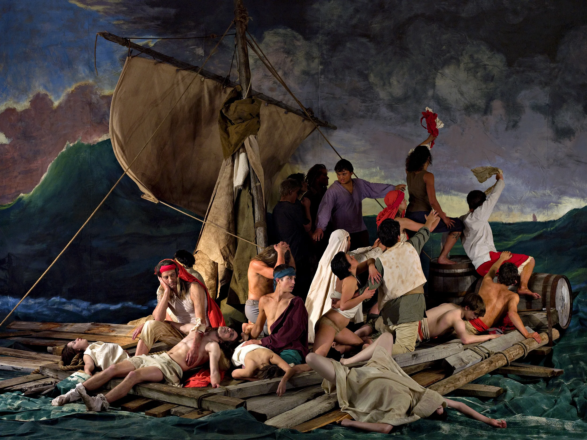 The Raft of the Medusa (100 Mile House) 8 2009, colour photograph 100.5 x 133.5 cm / 39.5 x 52.5 in. Edition of 5 51 x 68.5 cm / 20 x 27 in. Edition of 5