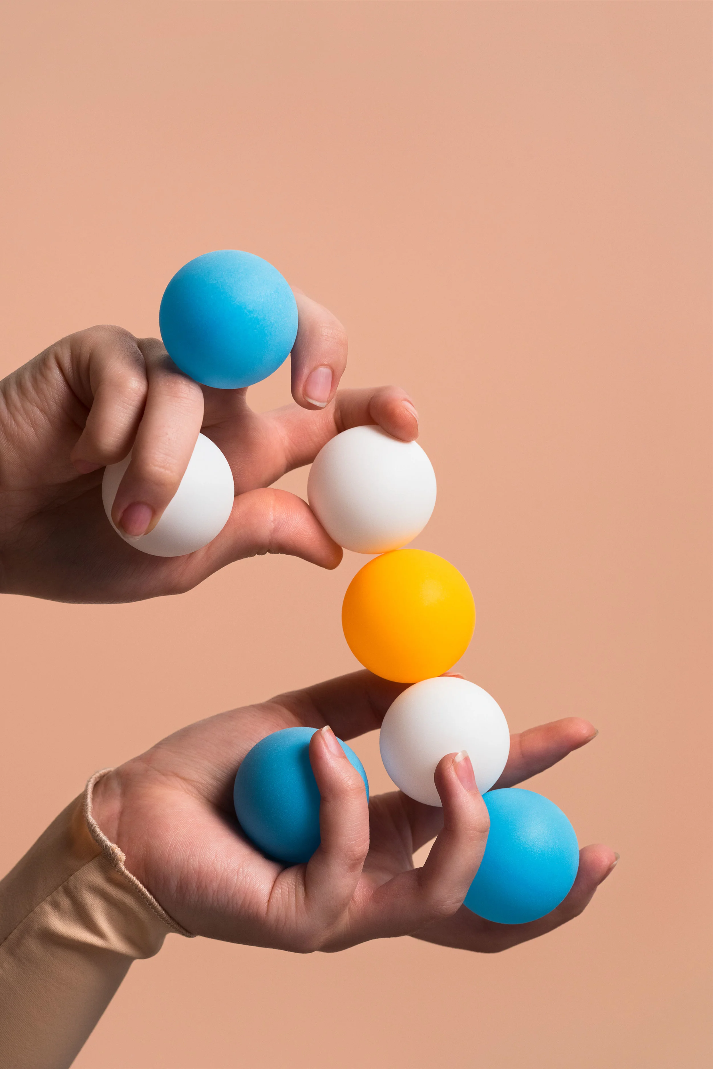 Handheld Case Study (White, Orange, Blue) 1 2018, archival pigment print 61 x 40.5cm / 24 x 16 in). Edition of 2