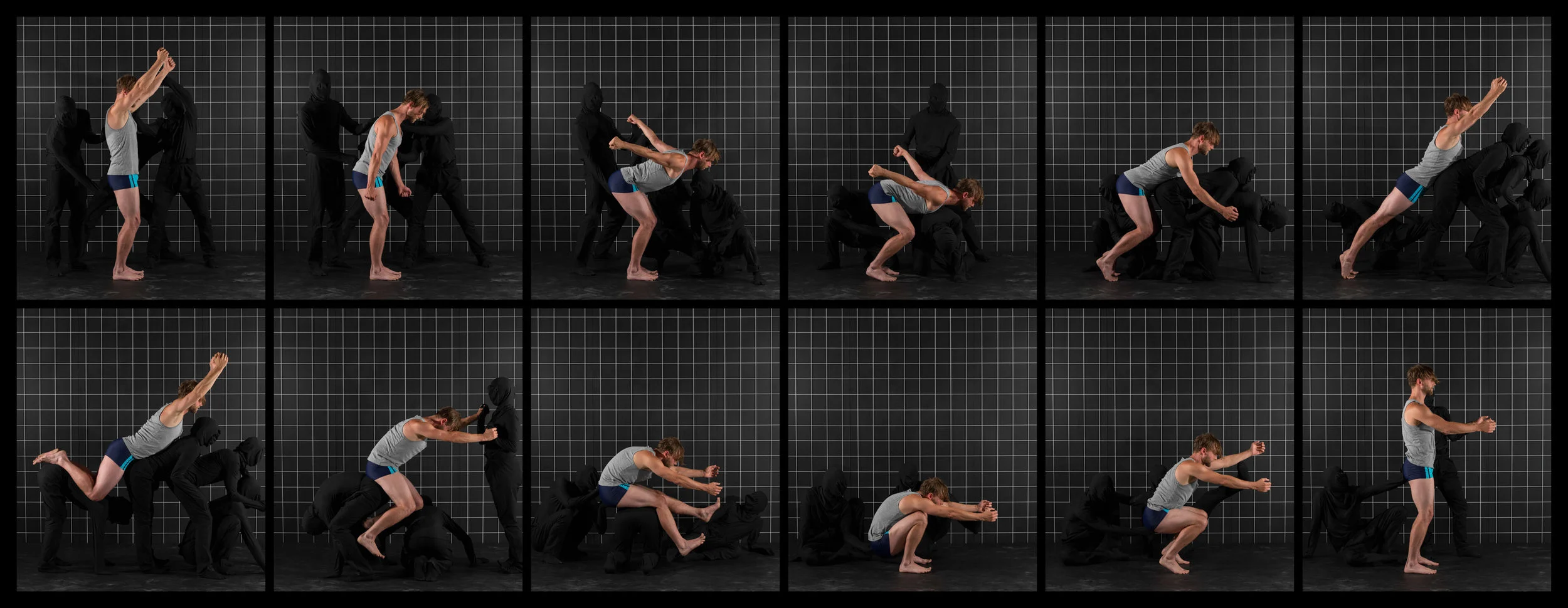 After Muybridge (Leaping) 2016, archival pigment print 46.5 x 119.5 cm (18.25" x 47") 93 x 239 cm (36.5" x 94") Editions of 2