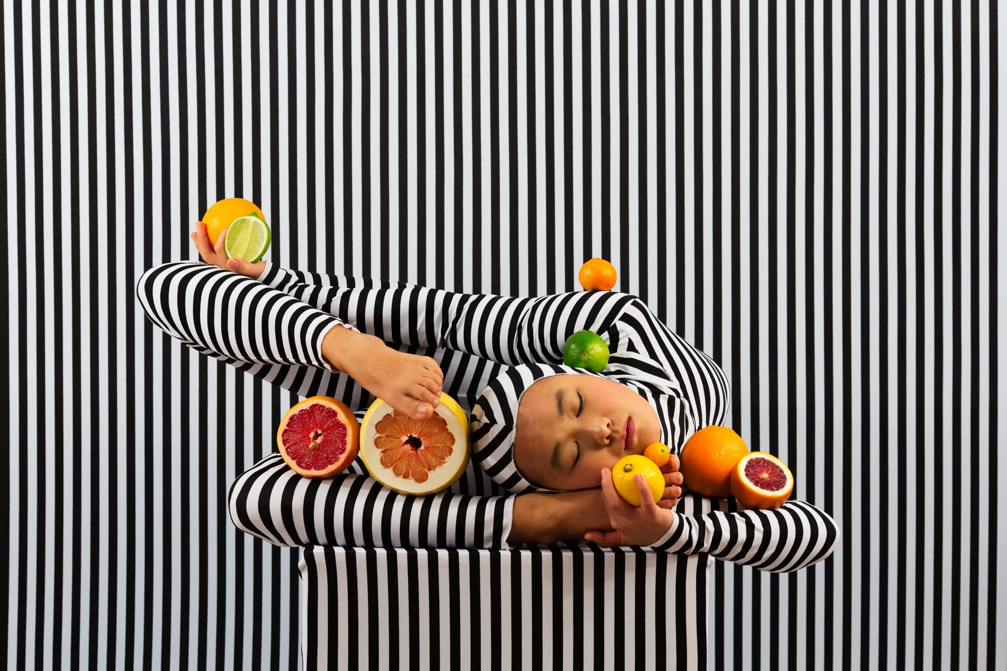 Adad Hannah, New Arrangements (Stripes Case Study) 3 , 2018